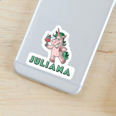 Sticker Juliana Party Unicorn Laptop Image