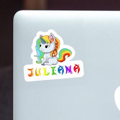 Juliana Sticker Unicorn Image