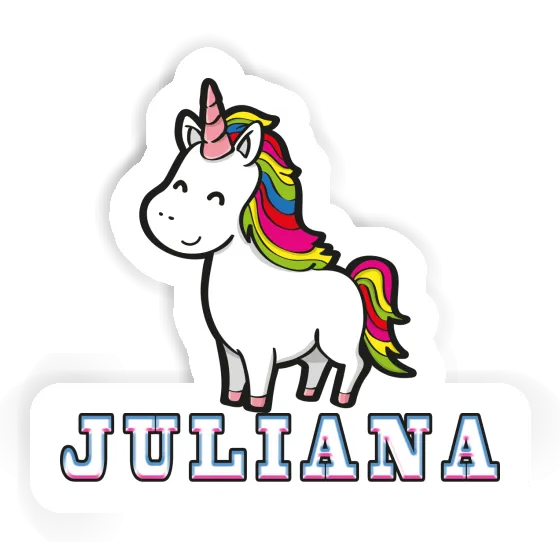 Juliana Sticker Unicorn Notebook Image