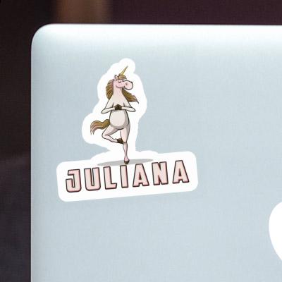 Sticker Einhorn Juliana Notebook Image