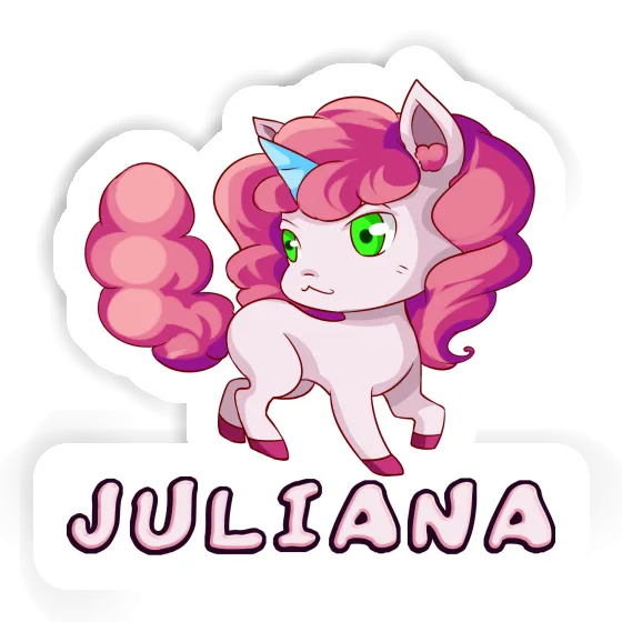 Sticker Unicorn Juliana Notebook Image