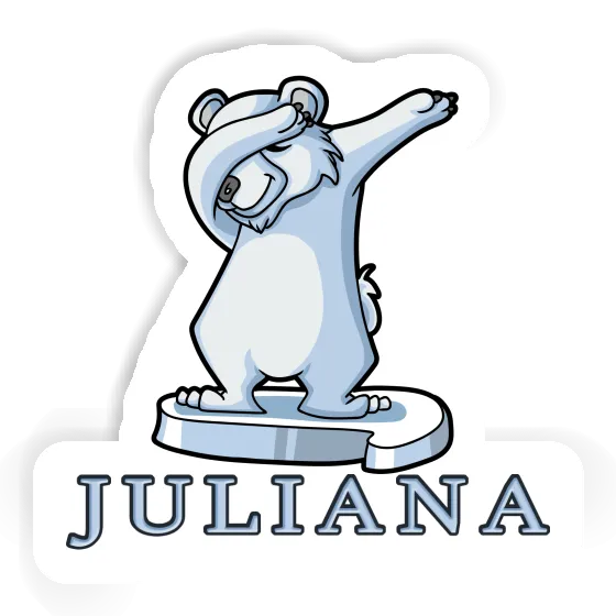 Bear Sticker Juliana Laptop Image