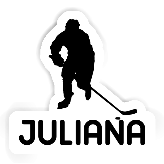 Juliana Sticker Hockey Player Laptop Image