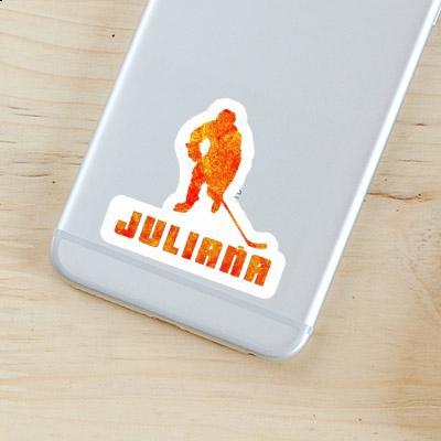 Hockey Player Sticker Juliana Image