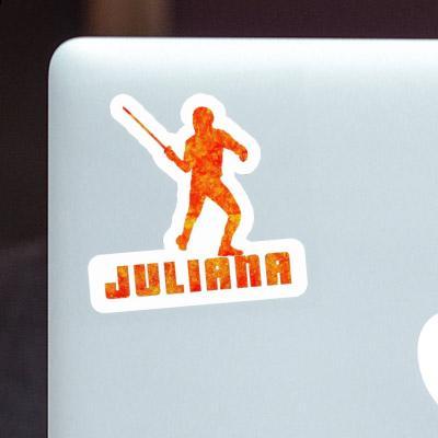 Juliana Sticker Fencer Image