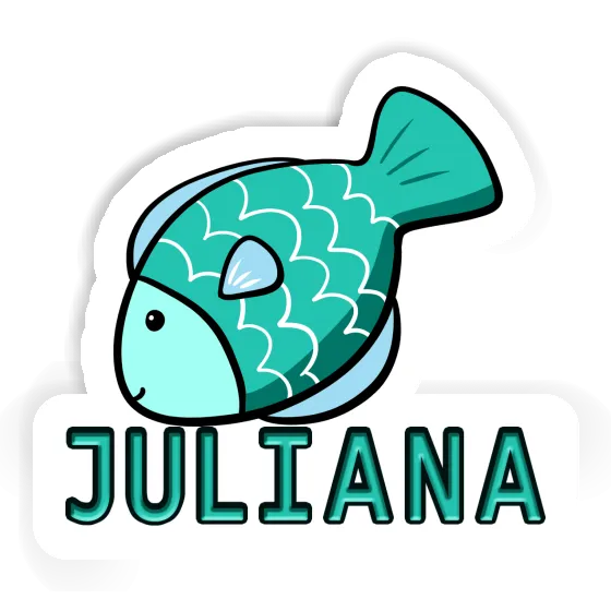 Juliana Sticker Fish Laptop Image