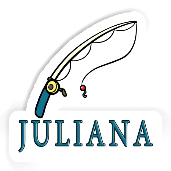 Sticker Fishing Rod Juliana Laptop Image