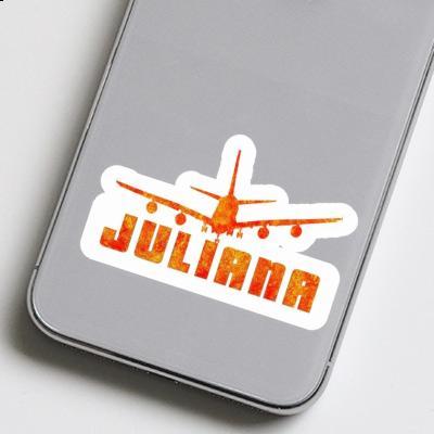 Sticker Juliana Flugzeug Image