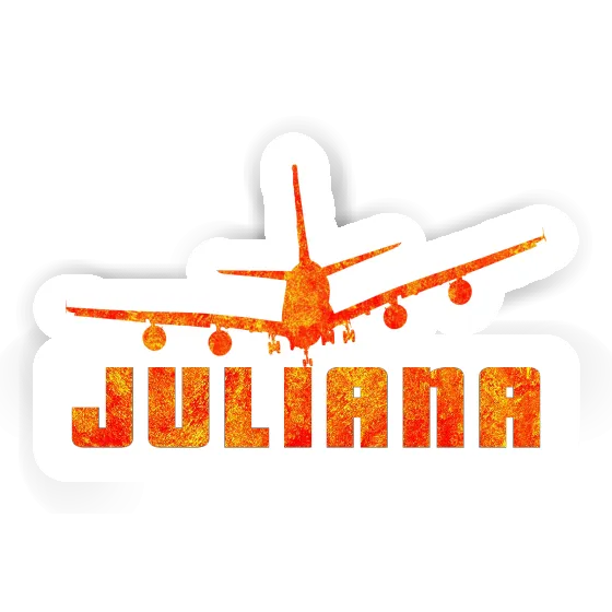 Sticker Juliana Airplane Gift package Image