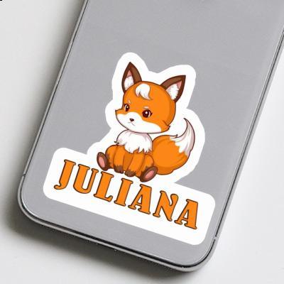 Sitting Fox Sticker Juliana Gift package Image