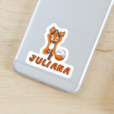 Sticker Yoga Fuchs Juliana Image