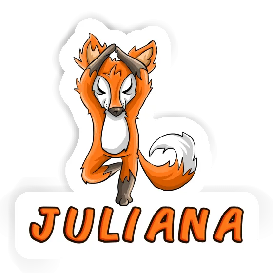 Sticker Yoga Fuchs Juliana Gift package Image