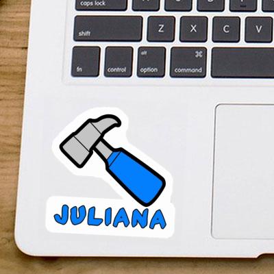 Aufkleber Hammer Juliana Notebook Image