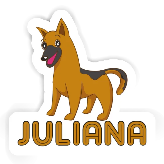 Autocollant Chien de berger Juliana Gift package Image