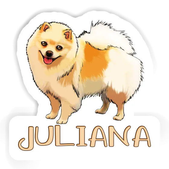 Sticker Juliana German Spitz Notebook Image