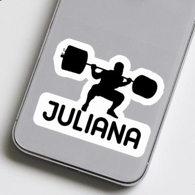 Sticker Juliana Weightlifter Laptop Image