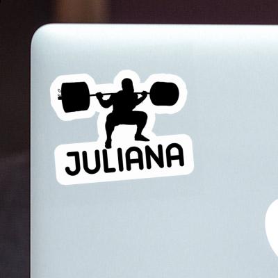 Sticker Juliana Weightlifter Notebook Image