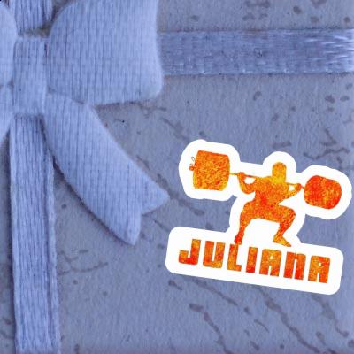 Weightlifter Sticker Juliana Gift package Image