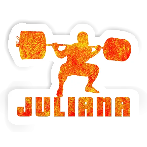 Weightlifter Sticker Juliana Gift package Image