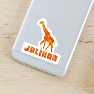 Sticker Giraffe Juliana Notebook Image