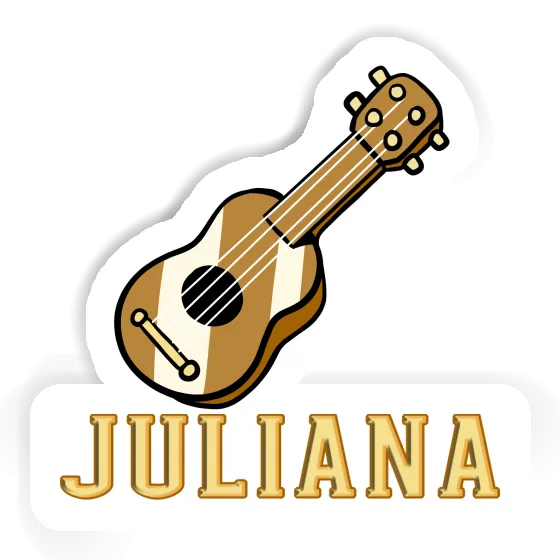 Guitar Sticker Juliana Laptop Image