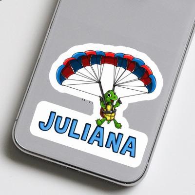 Aufkleber Gleitschirmflieger Juliana Image