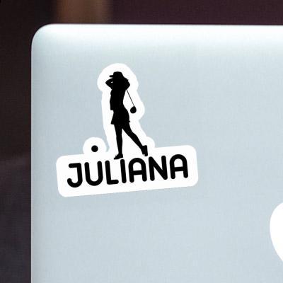 Juliana Sticker Golfer Image