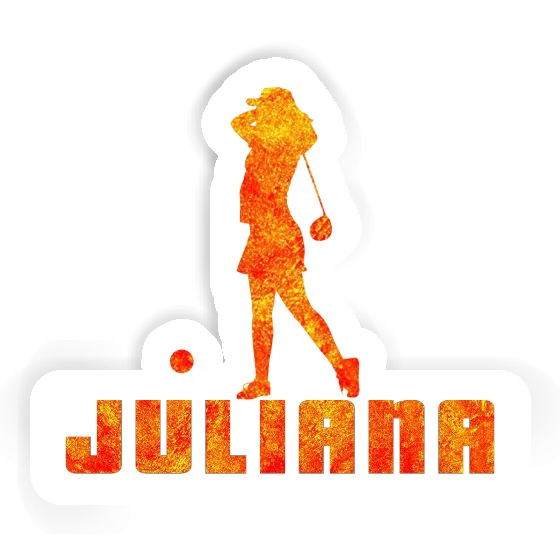 Sticker Golfer Juliana Image