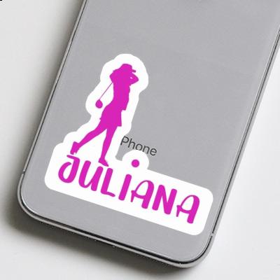 Juliana Sticker Golfer Notebook Image