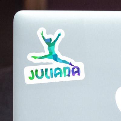 Juliana Sticker Gymnast Laptop Image