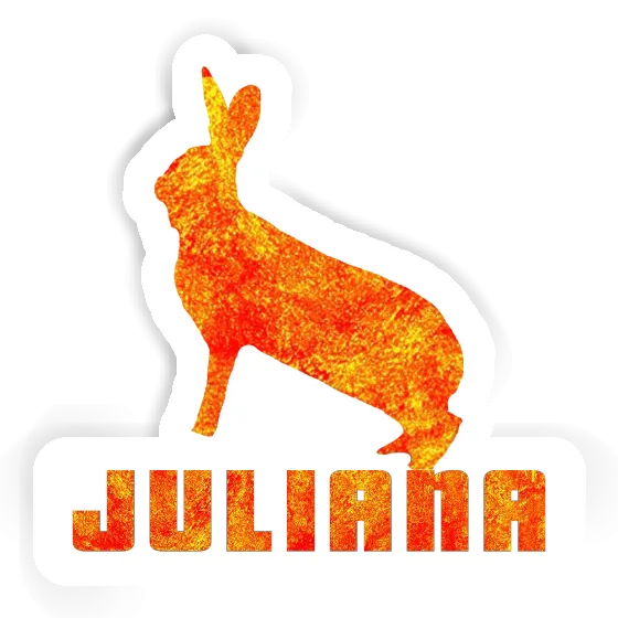 Juliana Autocollant Lapin Image