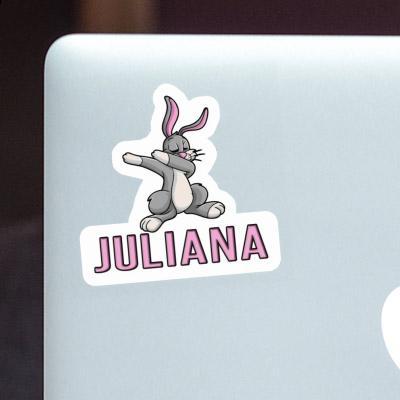 Sticker Dabbing Hare Juliana Notebook Image