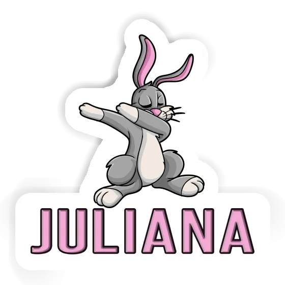 Sticker Dabbing Hare Juliana Laptop Image