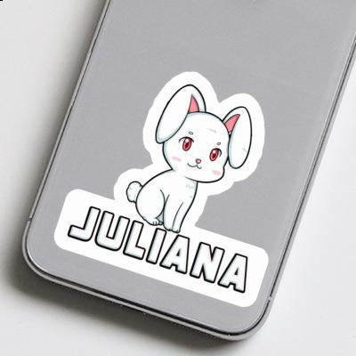 Autocollant Lapin Juliana Image