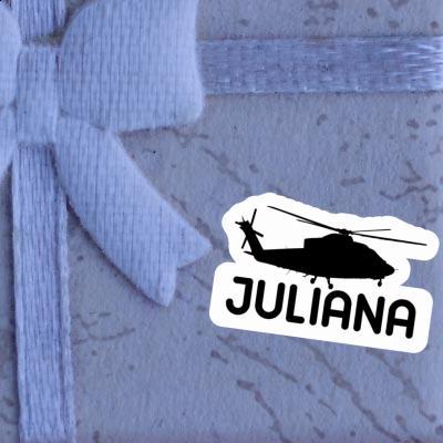 Juliana Sticker Helicopter Image