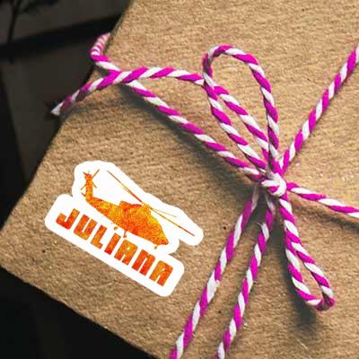 Helicopter Sticker Juliana Notebook Image