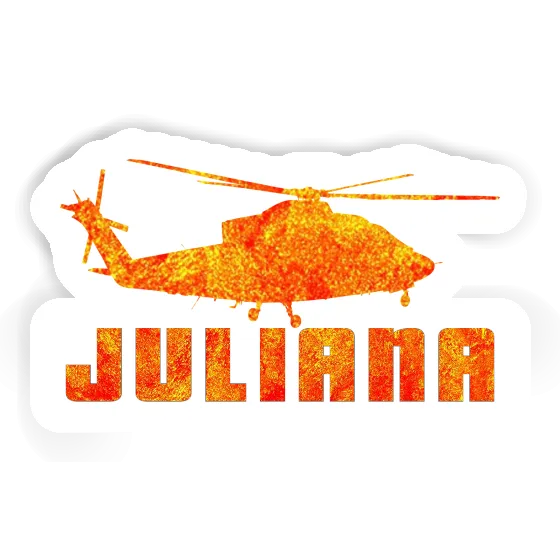 Helicopter Sticker Juliana Gift package Image