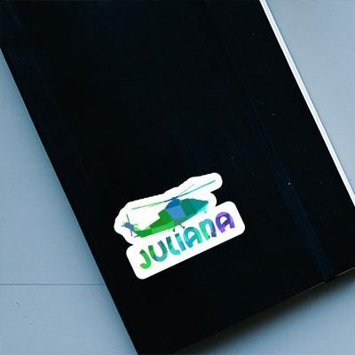 Sticker Helicopter Juliana Gift package Image