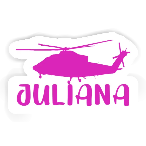 Helicopter Sticker Juliana Gift package Image