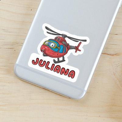 Sticker Juliana Helicopter Gift package Image