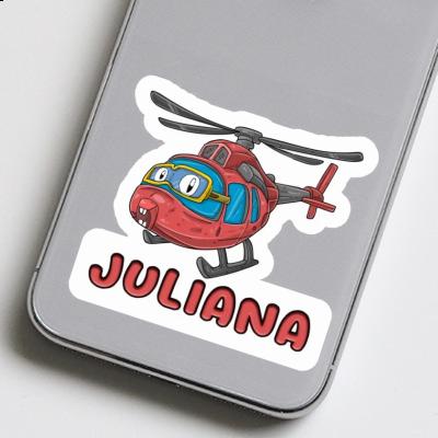 Sticker Juliana Helicopter Notebook Image