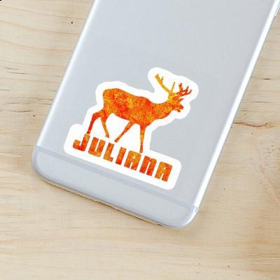 Juliana Sticker Deer Notebook Image