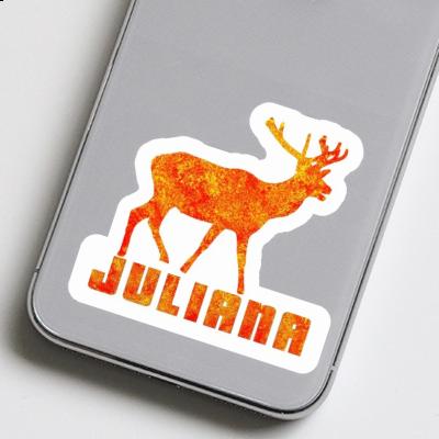 Juliana Sticker Deer Notebook Image