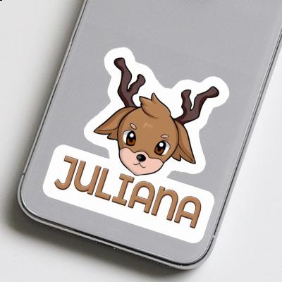 Juliana Sticker Deer Notebook Image