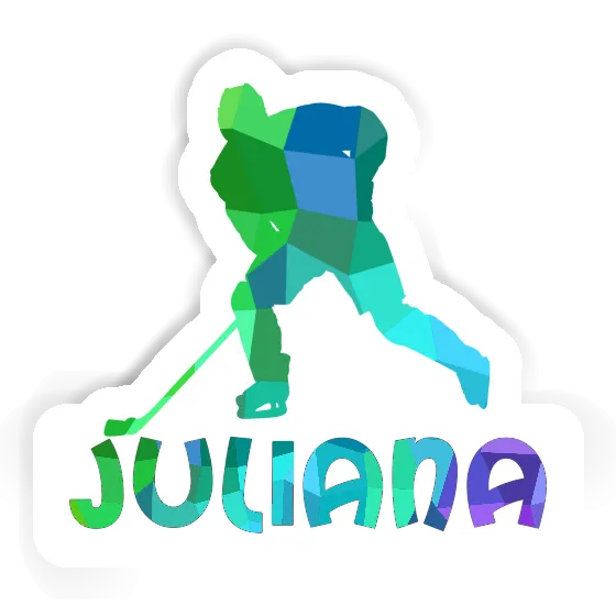 Hockey Player Sticker Juliana Gift package Image