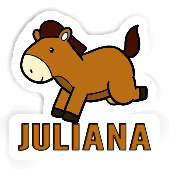 Sticker Horse Juliana Laptop Image