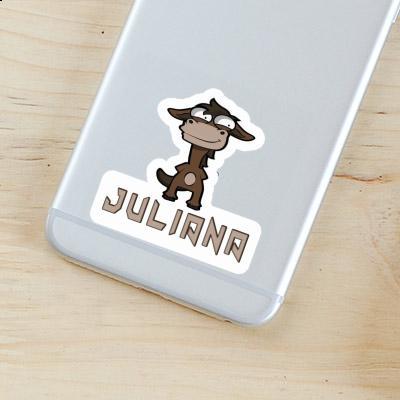 Sticker Juliana Standing Horse Laptop Image