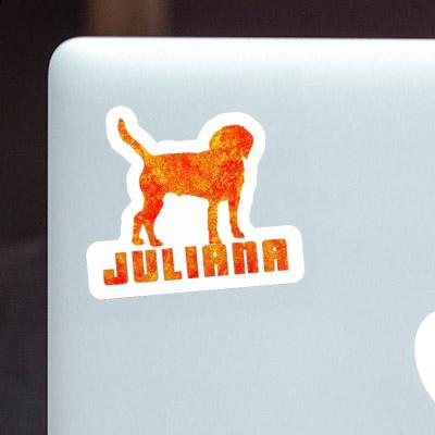 Sticker Hund Juliana Notebook Image