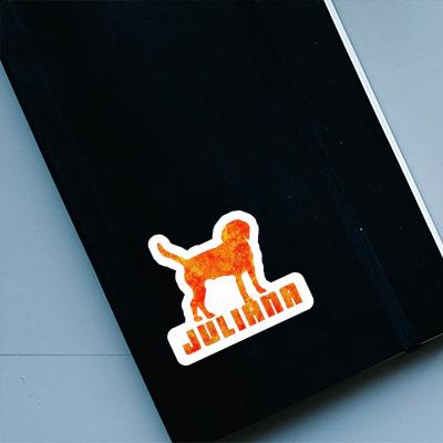 Autocollant Chien Juliana Notebook Image