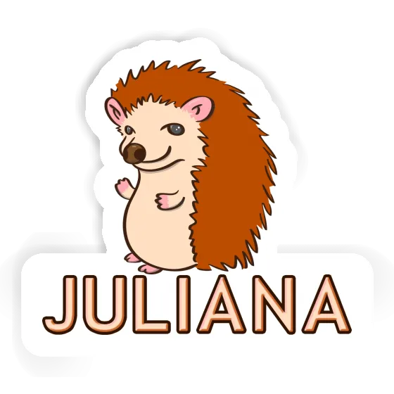 Sticker Juliana Hedgehog Laptop Image